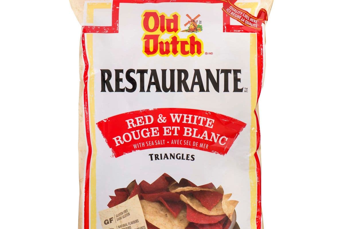 Old Dutch Restaurante Red & White Triangles Bag (275 g)