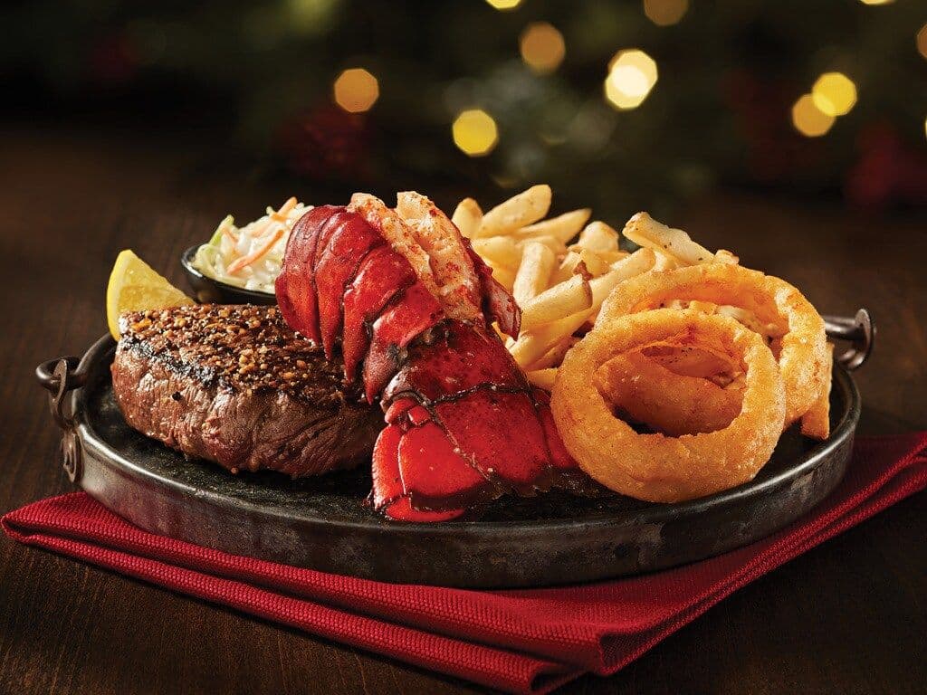 12oz Steak and 3oz Lobster Tail