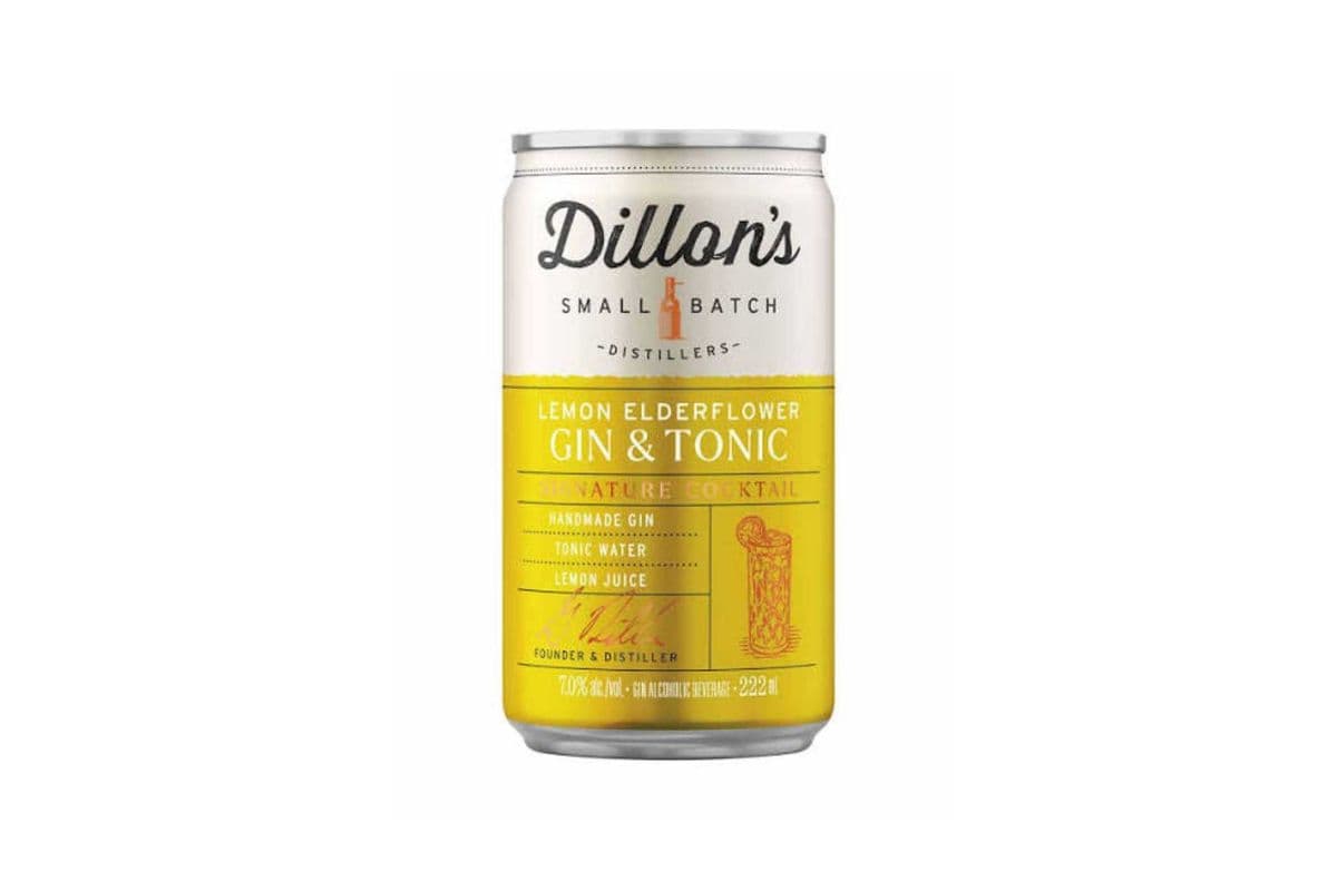 Dillon's Lemon Elderflower Gin & Tonic (1 x 222ml)
