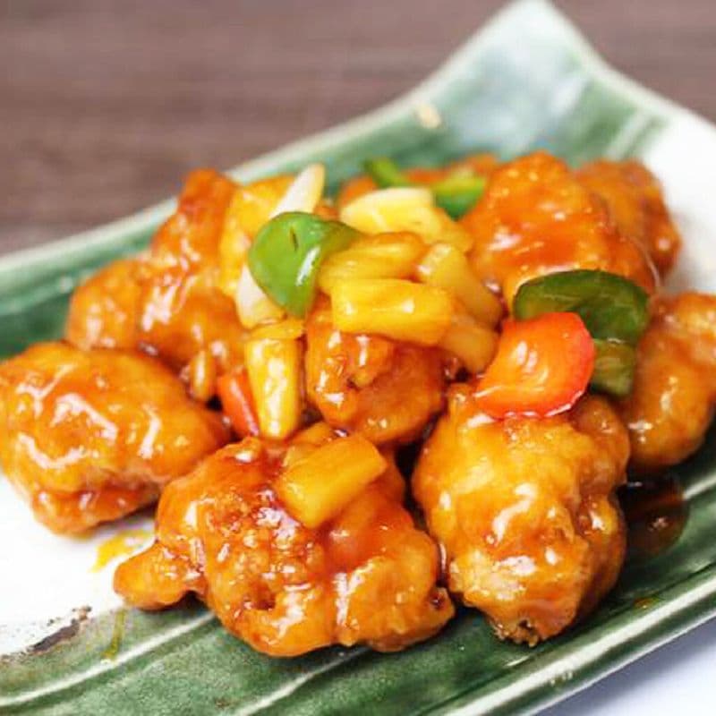 EC18. Poulet aigre et doux / C18. Sweet & Sour Chicken