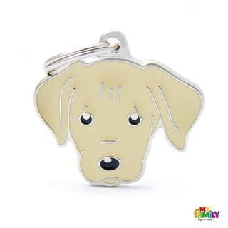 MyFamily Yellow Labrador Engraved Tag