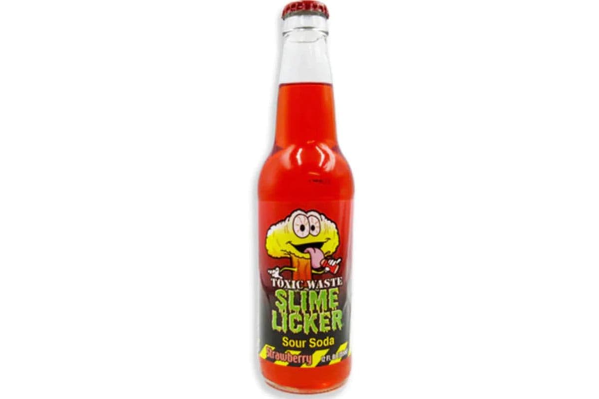 Toxic Waste Slime Licker Sour Soda - Strawberry (355 ml)