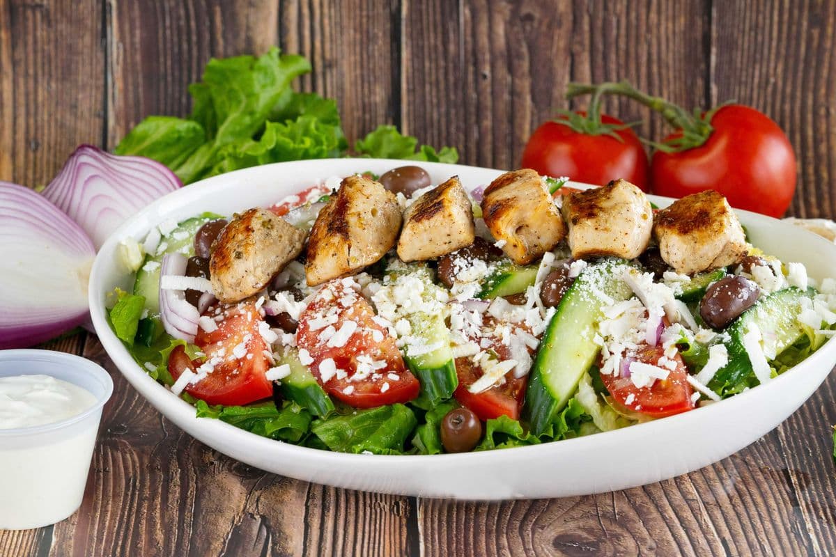 9. Chicken Greek Salad