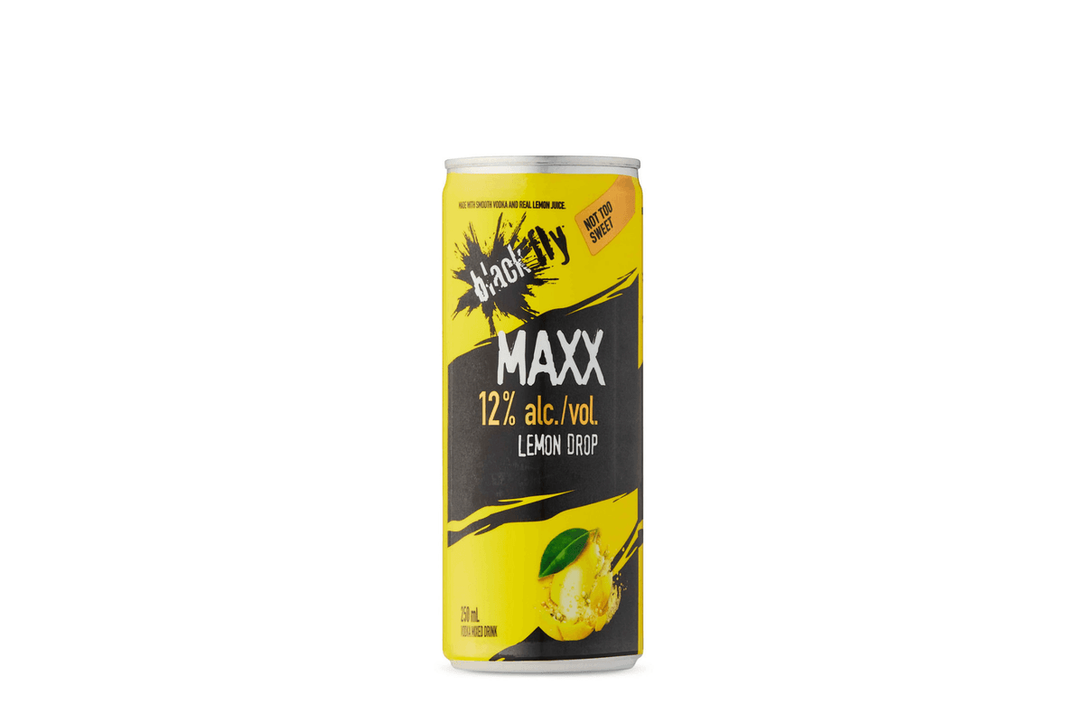 Black Fly - Maxx Lemon Drop (1 x 250ml)
