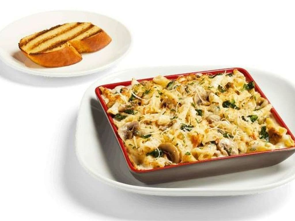 Creamy Mushroom Spinach Bake