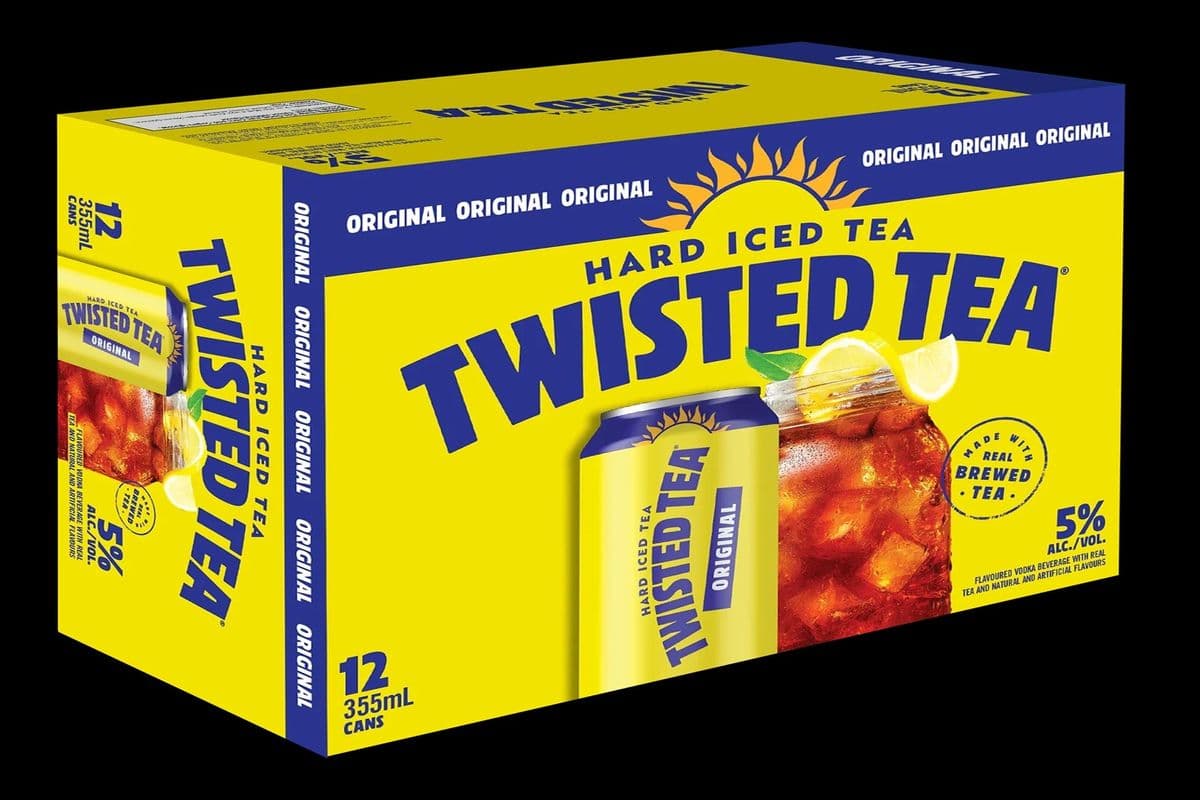 Twisted Tea Slightly Sweet Cans (12 x 355ml)