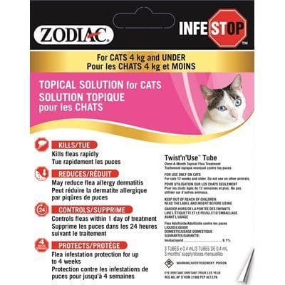 Zodiac Infestop Adulticide For Cats Under 4 KG