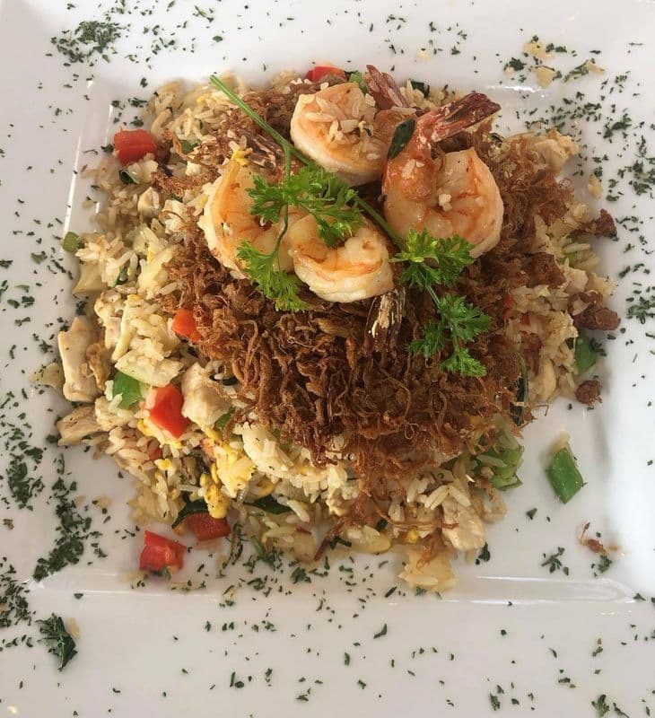 Crispy Basil Fried Rice