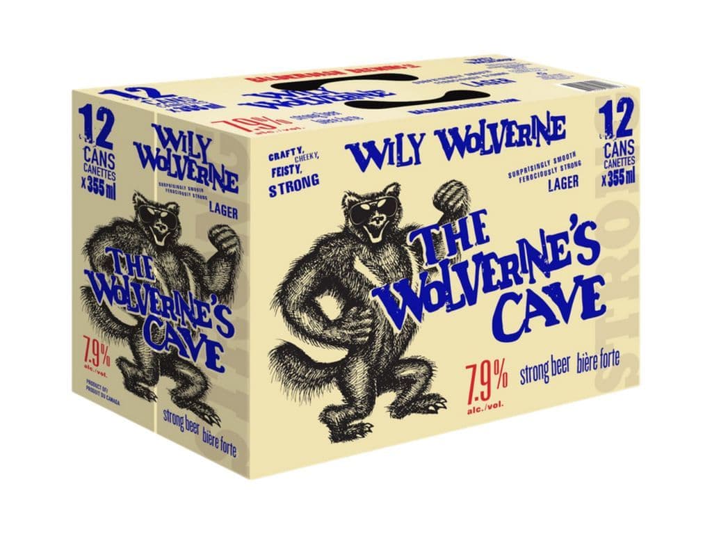 Willy Wolverine - Strong Lager 12pk