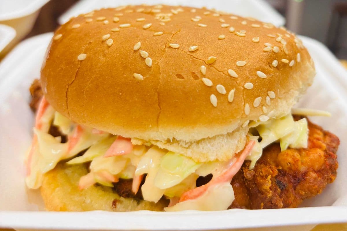 Crispy Chicken Coleslaw Sandwich