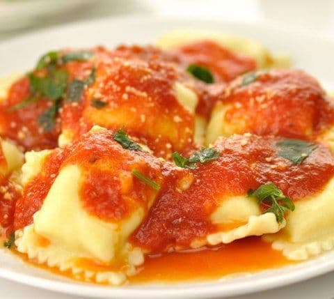 Ravioli/Beef&Salad