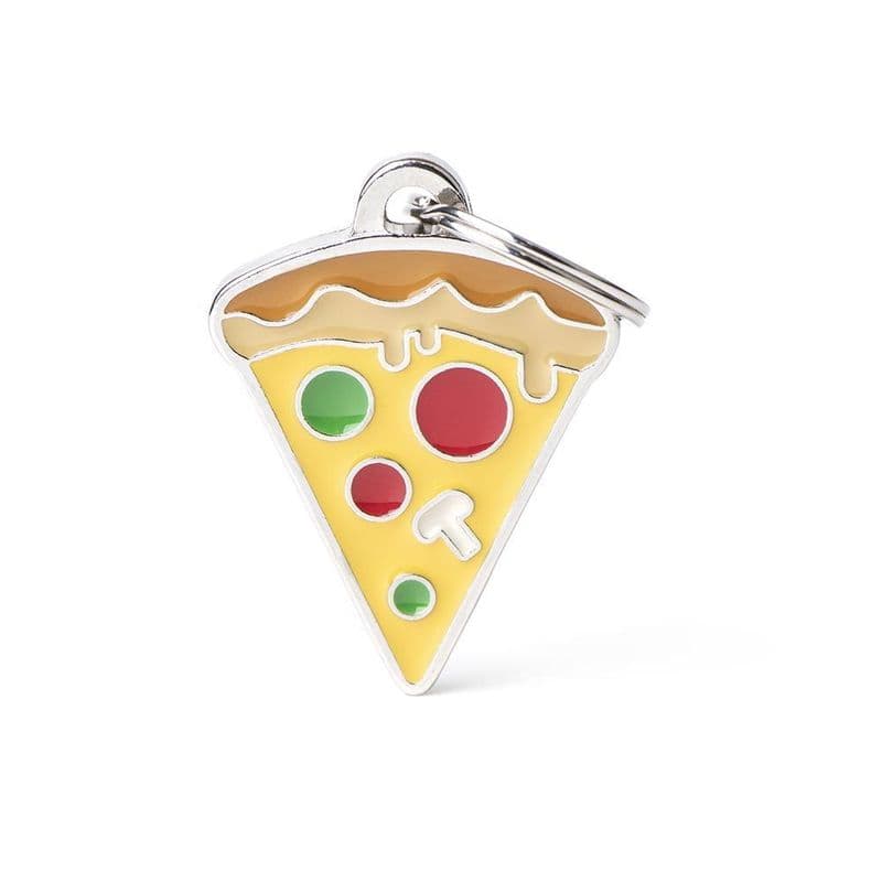 MyFamily Pizza Engraved Tag
