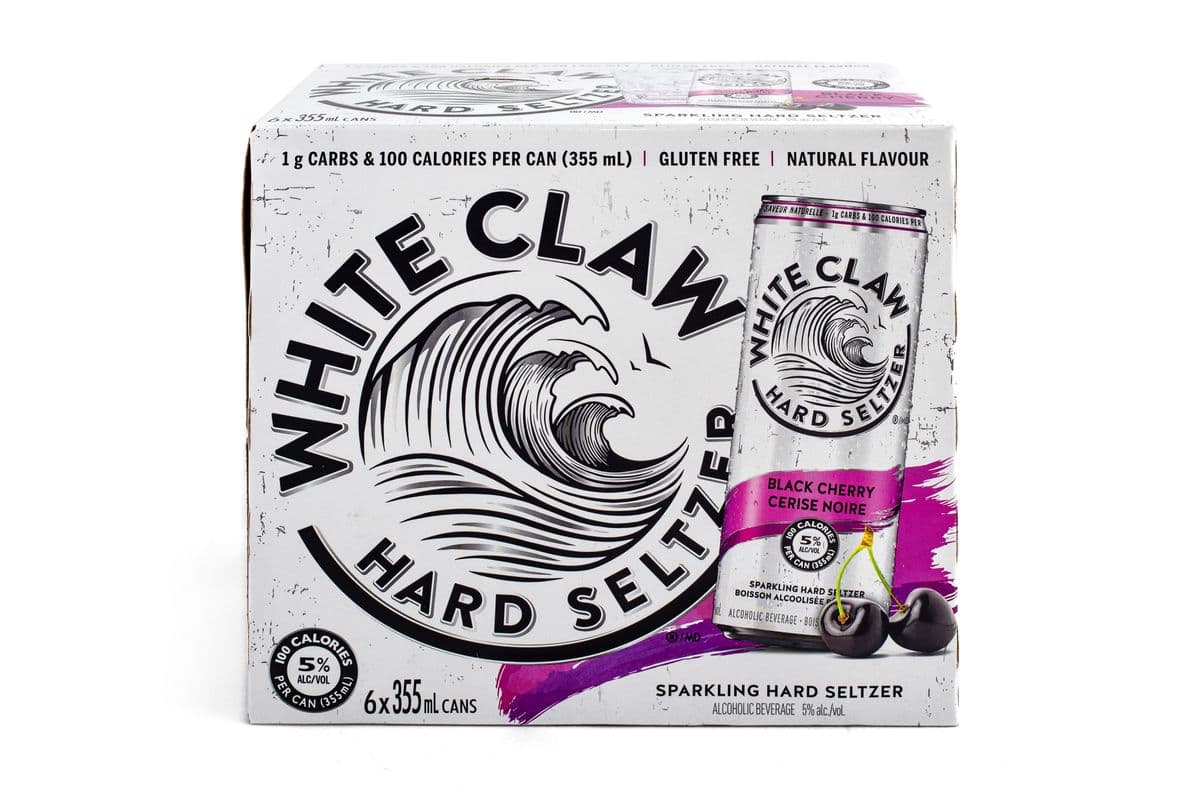 White Claw Black Cherry (6 Cans) (1 x 355 ml)