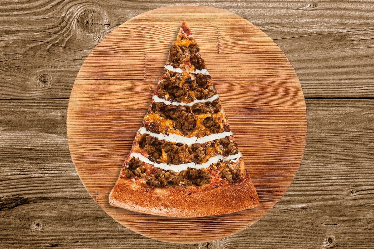 Beef Pizza Slice
