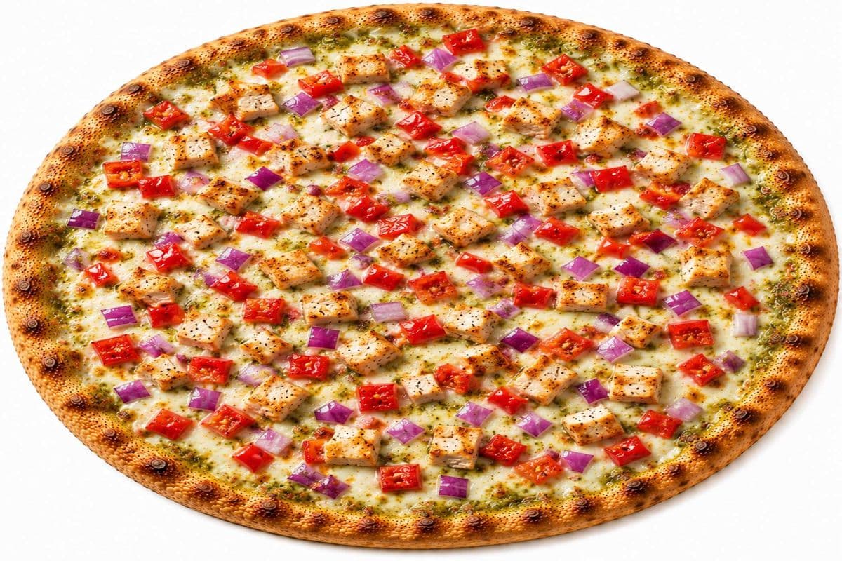 Basil Pesto & Chicken Pizza