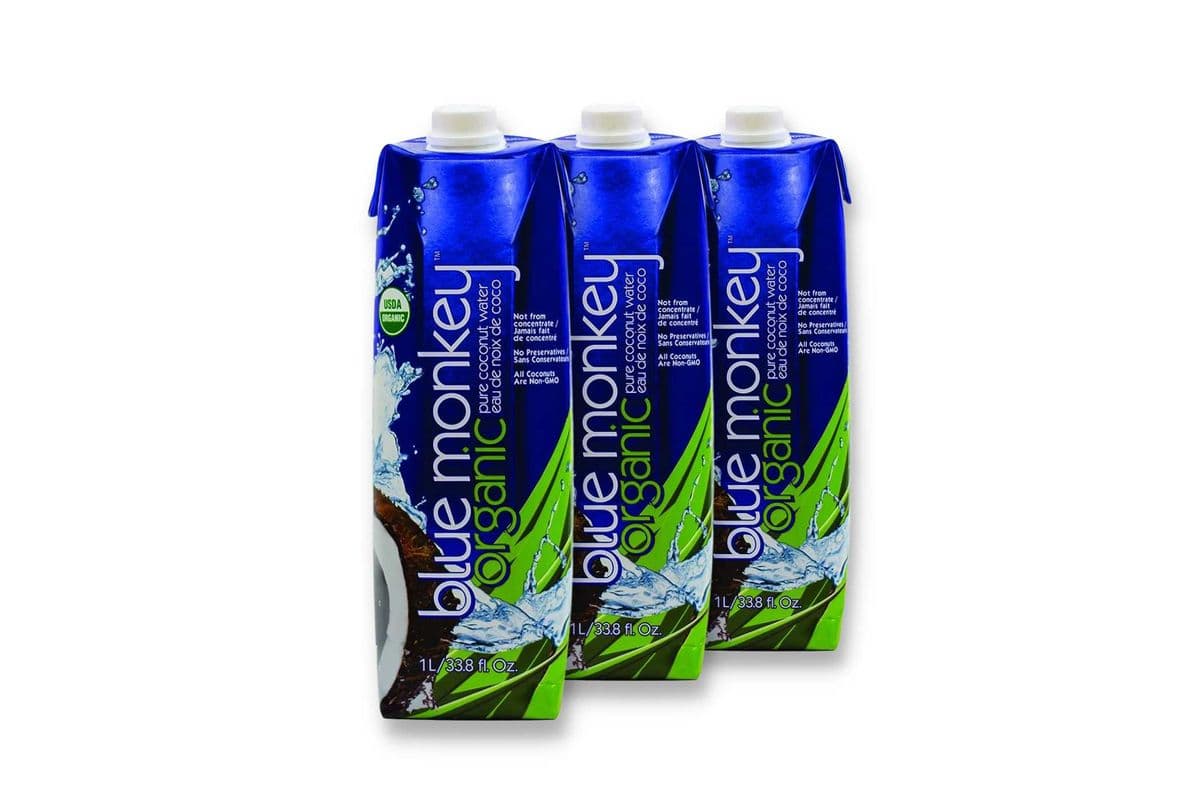 Blue Monkey Organic Coconut Water (6 x 1L Case) (6 x 1L)