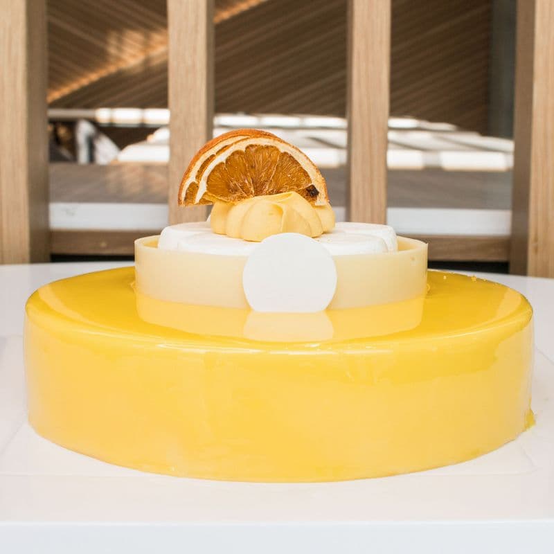 Mango Cloud Cake