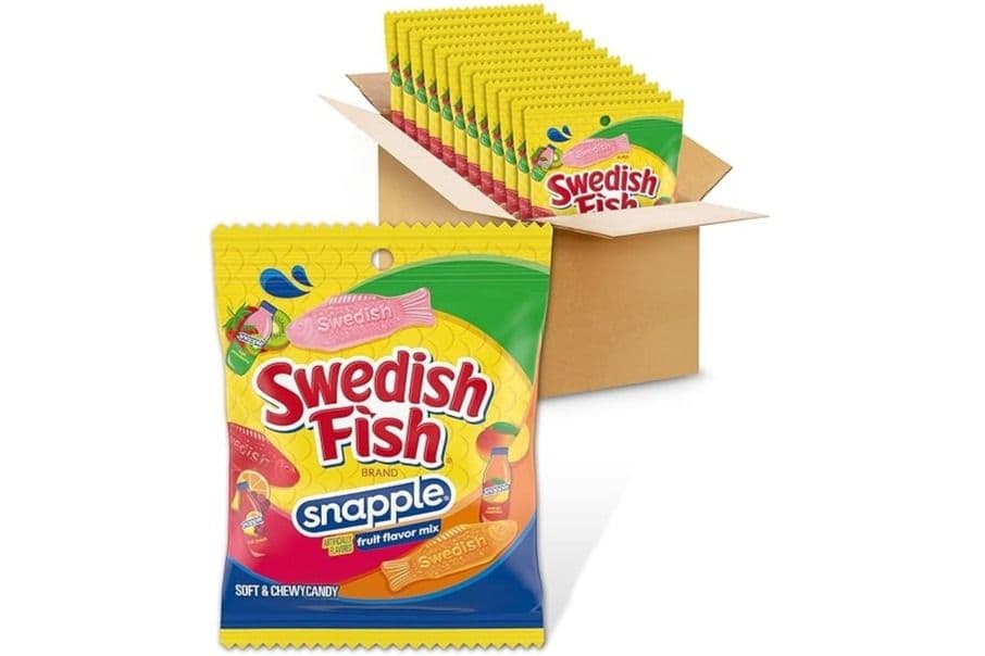 Swedish Fish Snapple Peg Bag (102 g)