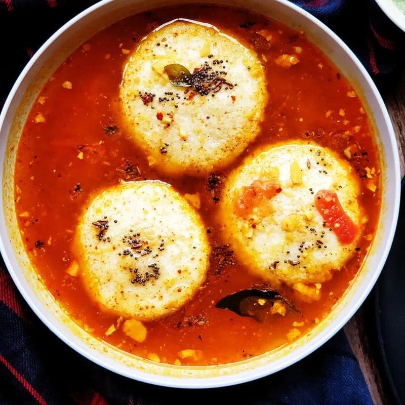 Rasam Idli ( Dipped )
