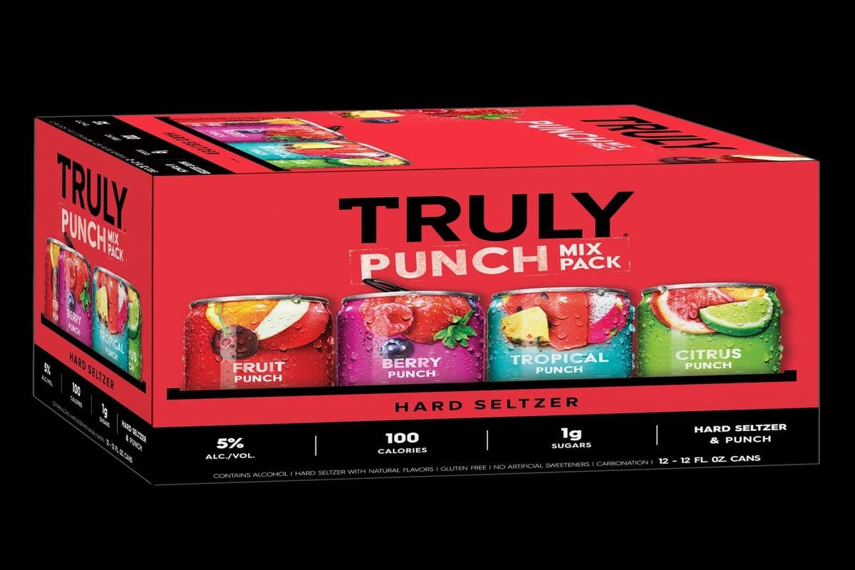 Truly Alcoholic Malt Beverage Hard Seltzer Mix Variety Pack Assorted (12 x 355ml)