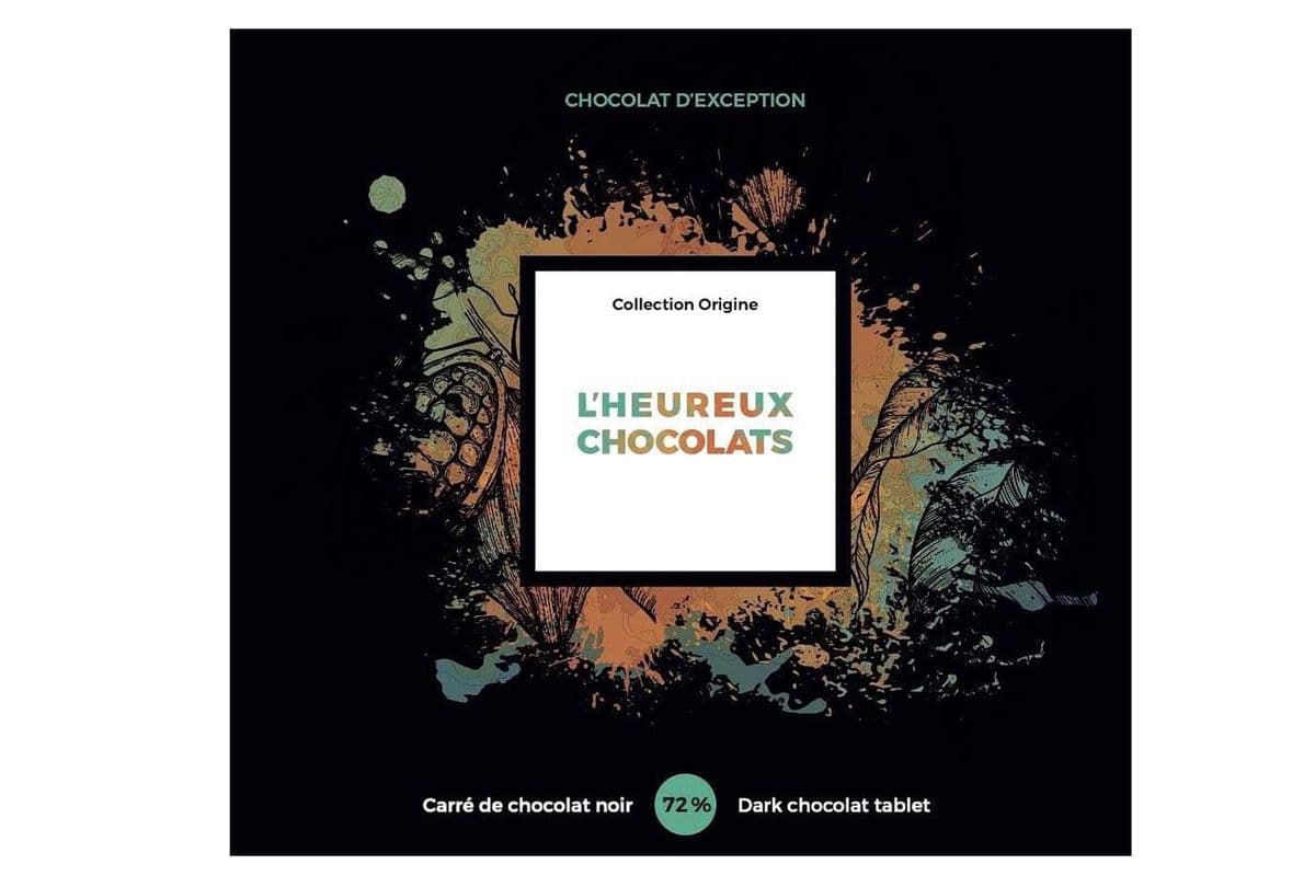 Carré de chocolat noir Pérou 65% BIO / Peru 65% Dark Chocolate Tablet (80 g)