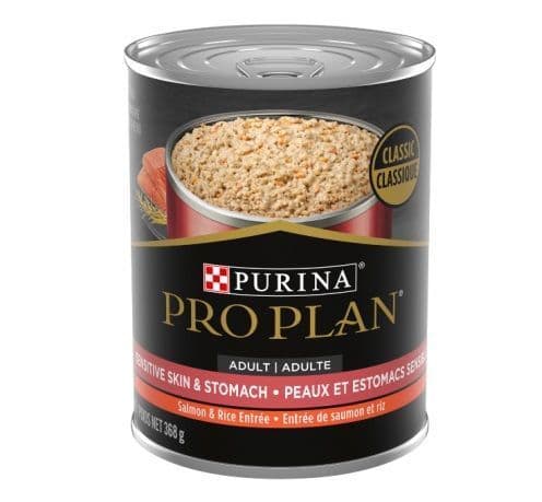 Purina Pro Plan Dog Canned Sensitive Skin & Stomach Salmon & Rice Entrée 13 oz