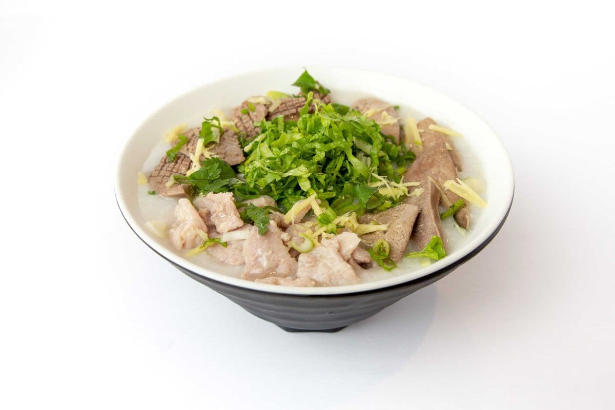C07. Sliced Pork Liver and Kidney Congee