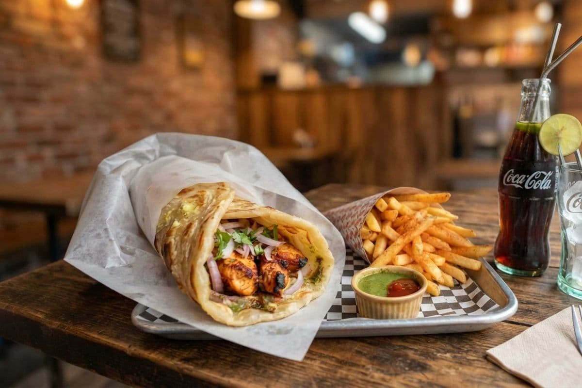 Wrap Combo (Paneer Tikka/Kathi Roll)