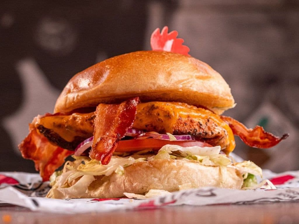 Blackened Chicken W/Cheddar+Bacon