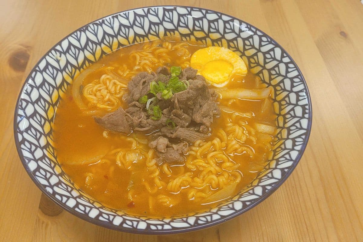 Less Spicy Beef Ramen