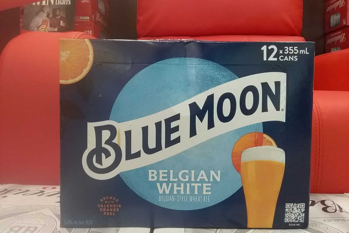 Blue Moon Belgian White 12 cans (1 x 12 x 355 ml)