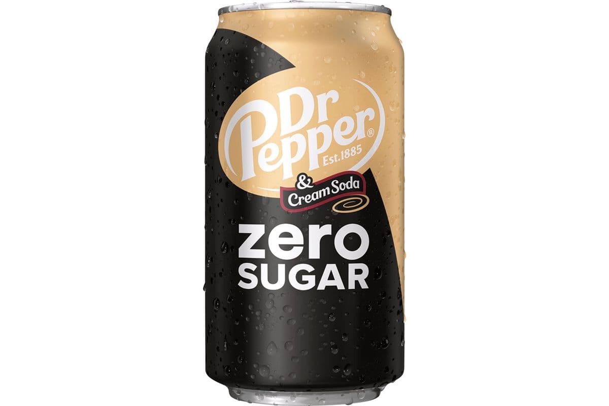 Dr Pepper & Cream Soda Zero Sugar 355ml (355ml) (0 Cal)