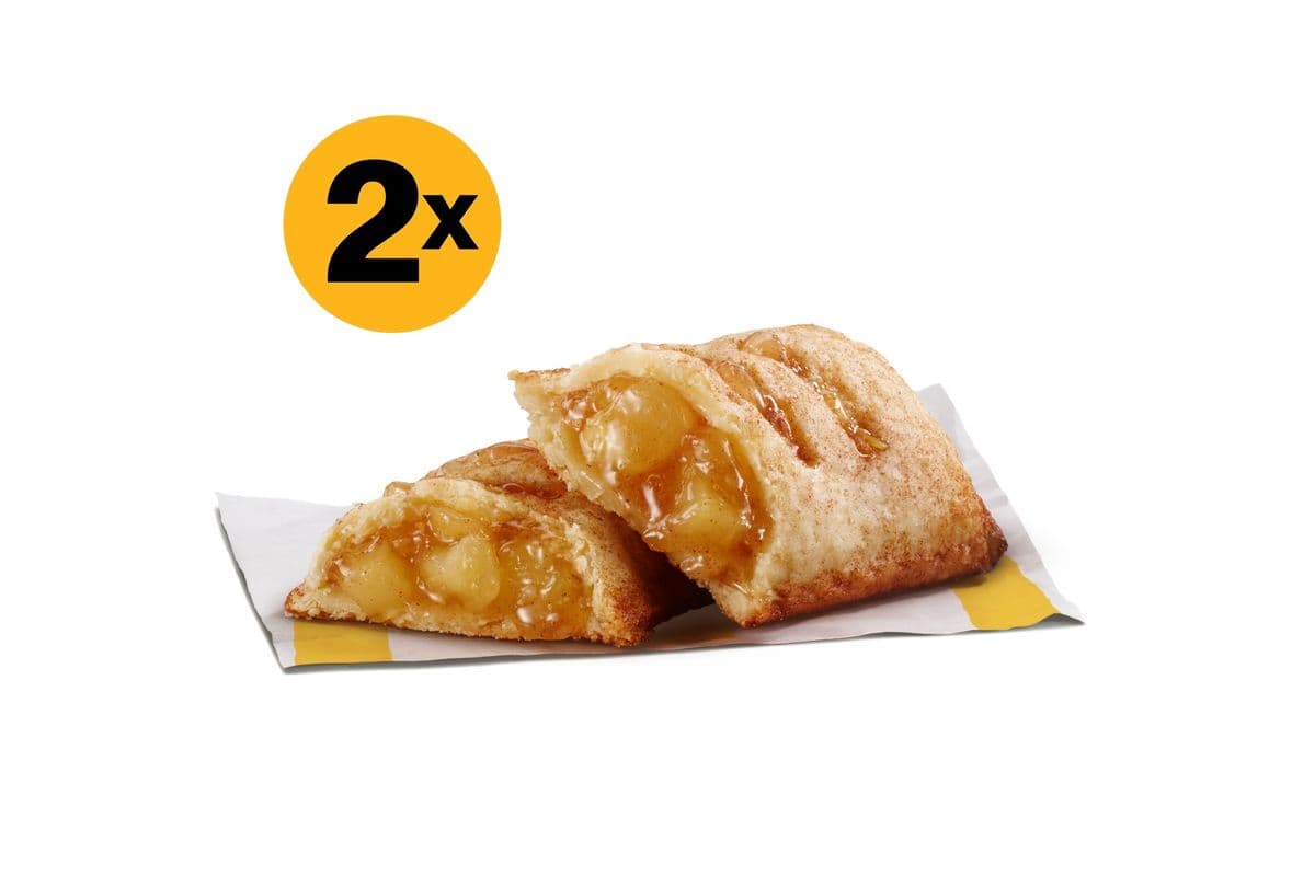 2 chaussons aux pommes cuits au four [540.0 Cal]