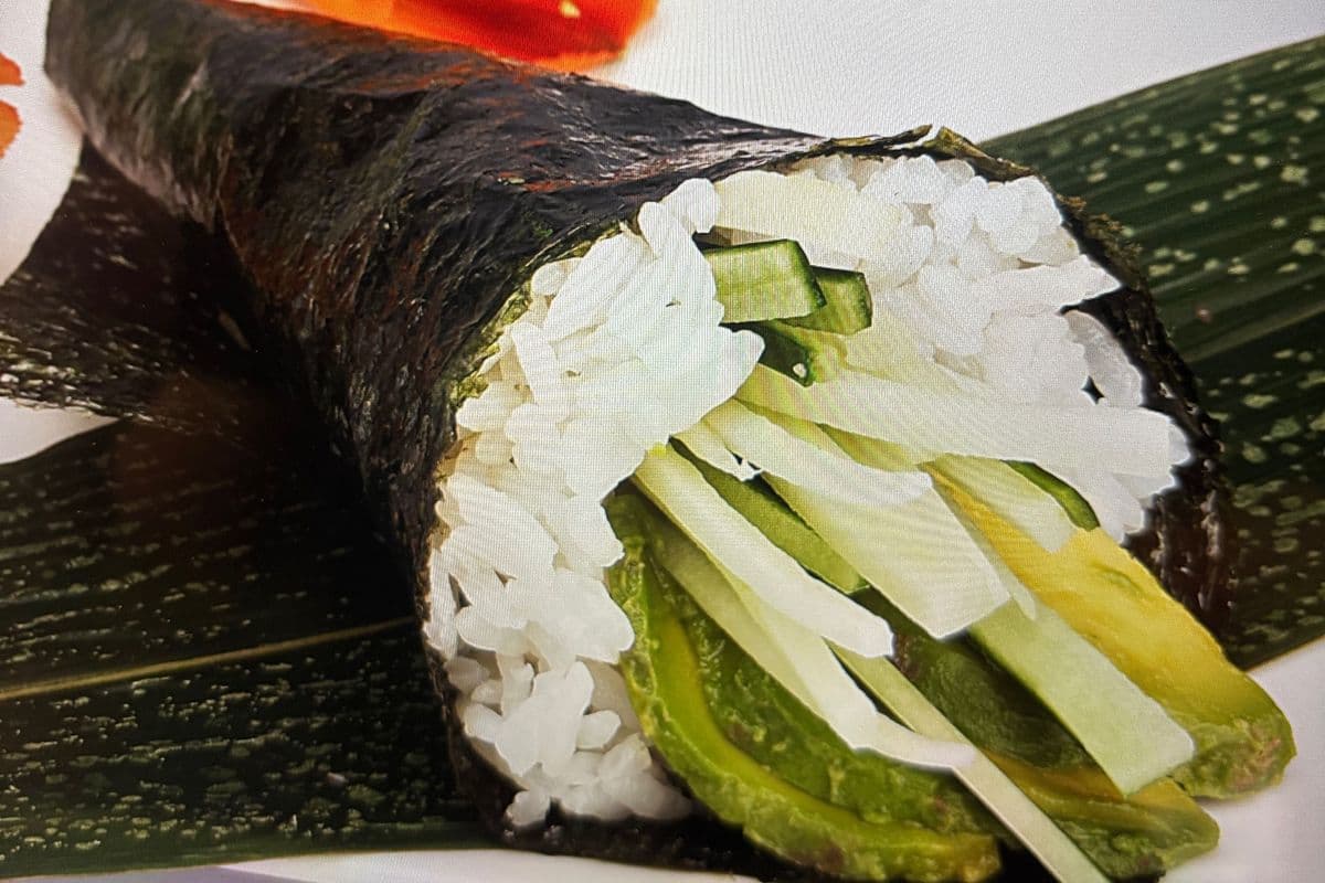 Avocado Cucumber Hand Roll