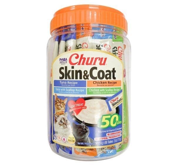 Inaba Cat Churu Purées Variety Pack (50) Skin & Coat