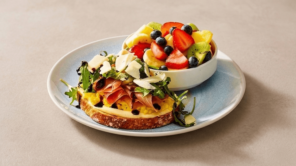 Prosciutto Egg Toast / Toast aux œufs et au prosciutto