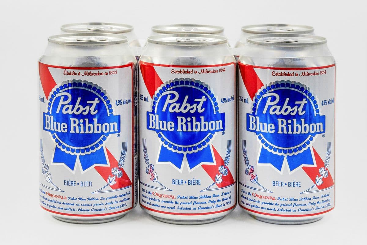 Pabst Blue Ribbon (6 Cans) (6 x 355 ml)