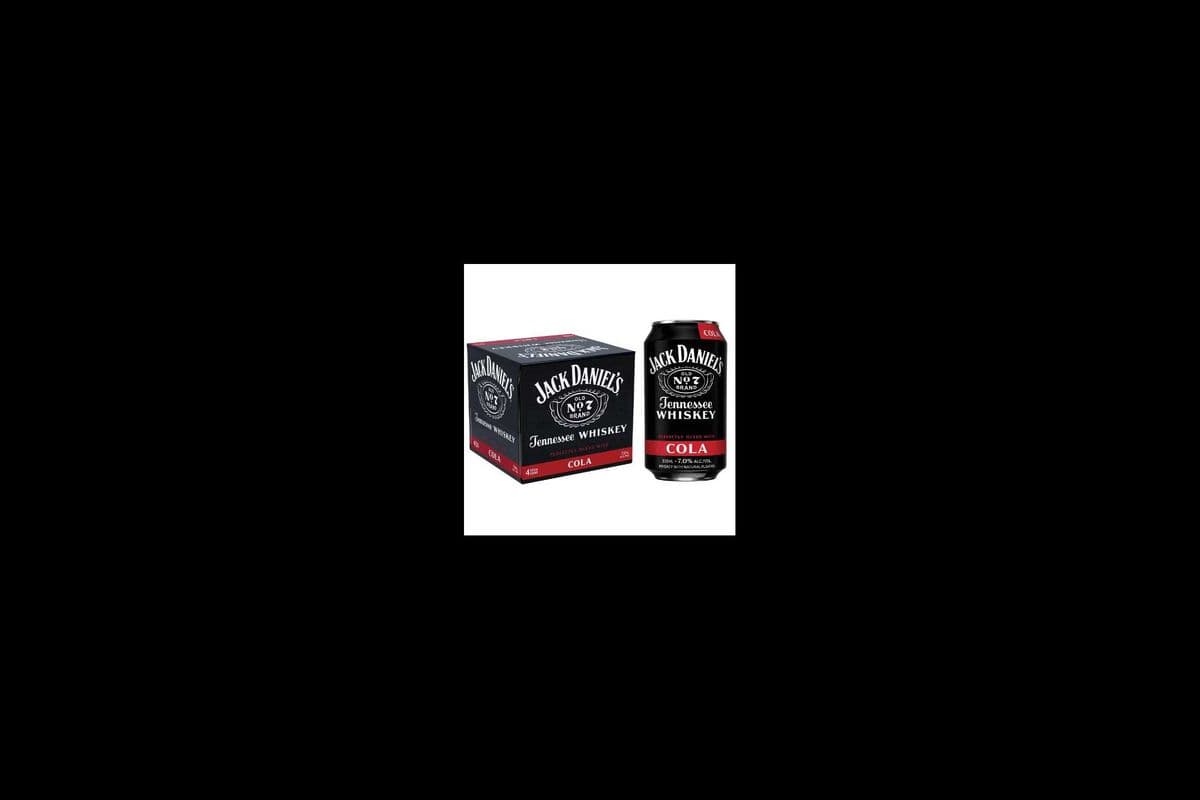 Jack & Cola (Whisky & Cola) (4 Cans) (4 x 355ML)