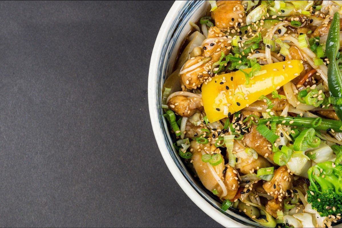 Chicken Yakiudon