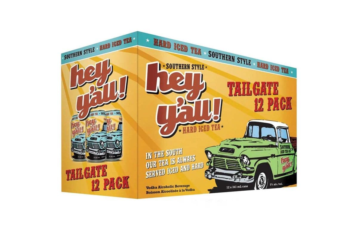 Hey Y'all Original Hard Iced Tea (12 x 355 ml cans)
