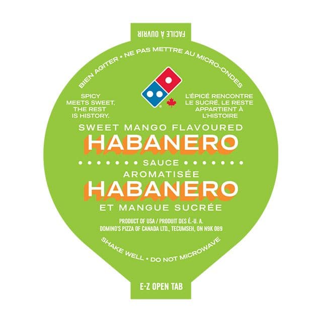 Sweet Mango Habanero Dip Cup
