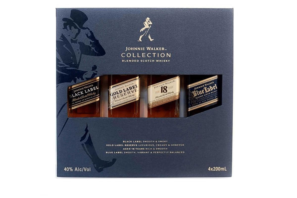Johnnie walker family collection 4 x 200ml (4 x 4 x 200ml)
