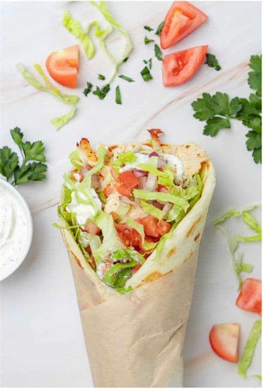 Greek Chicken Pita