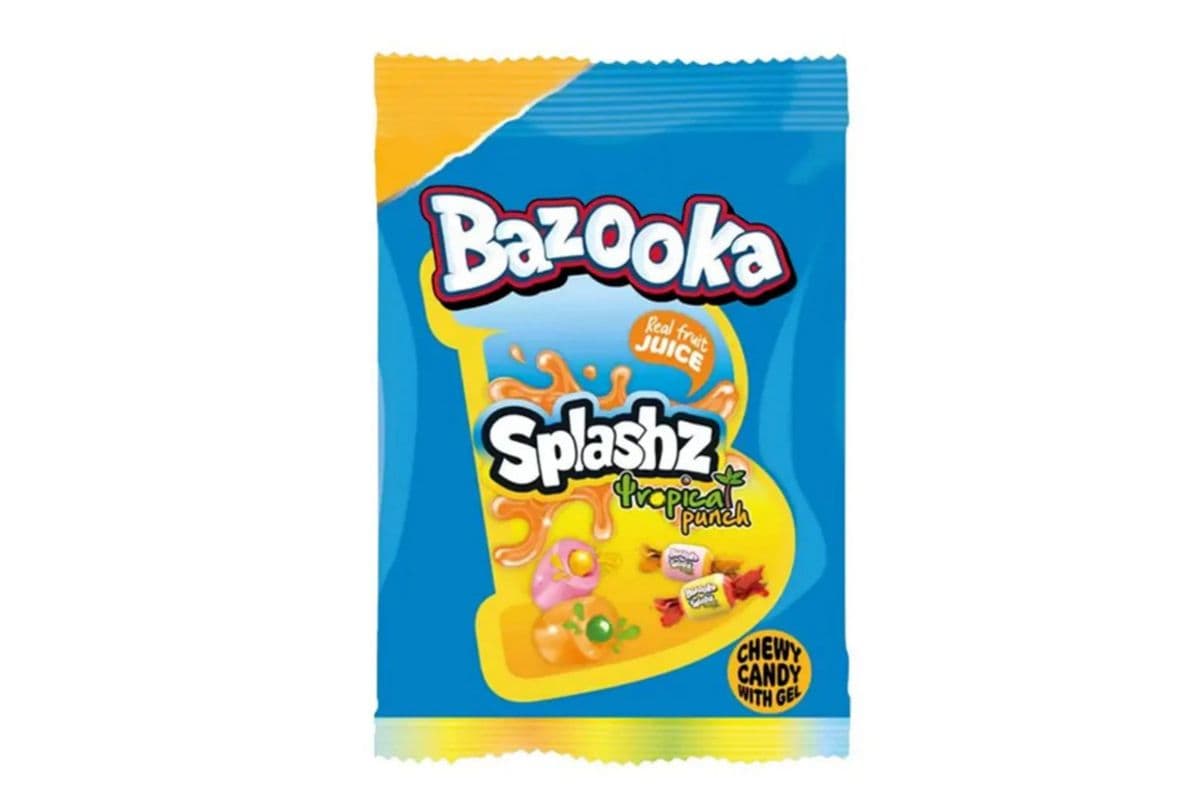 Bazooka Splashz Fruity Tropical