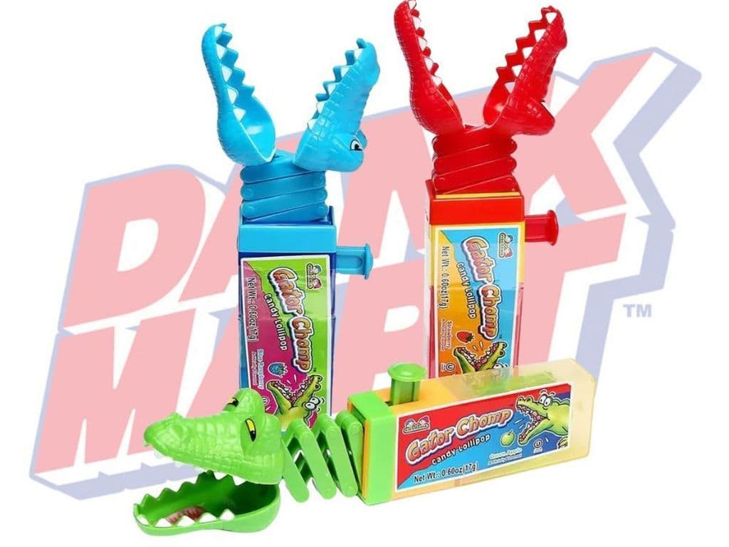 Kids Gator Chomp Candy Lollipop - 17g