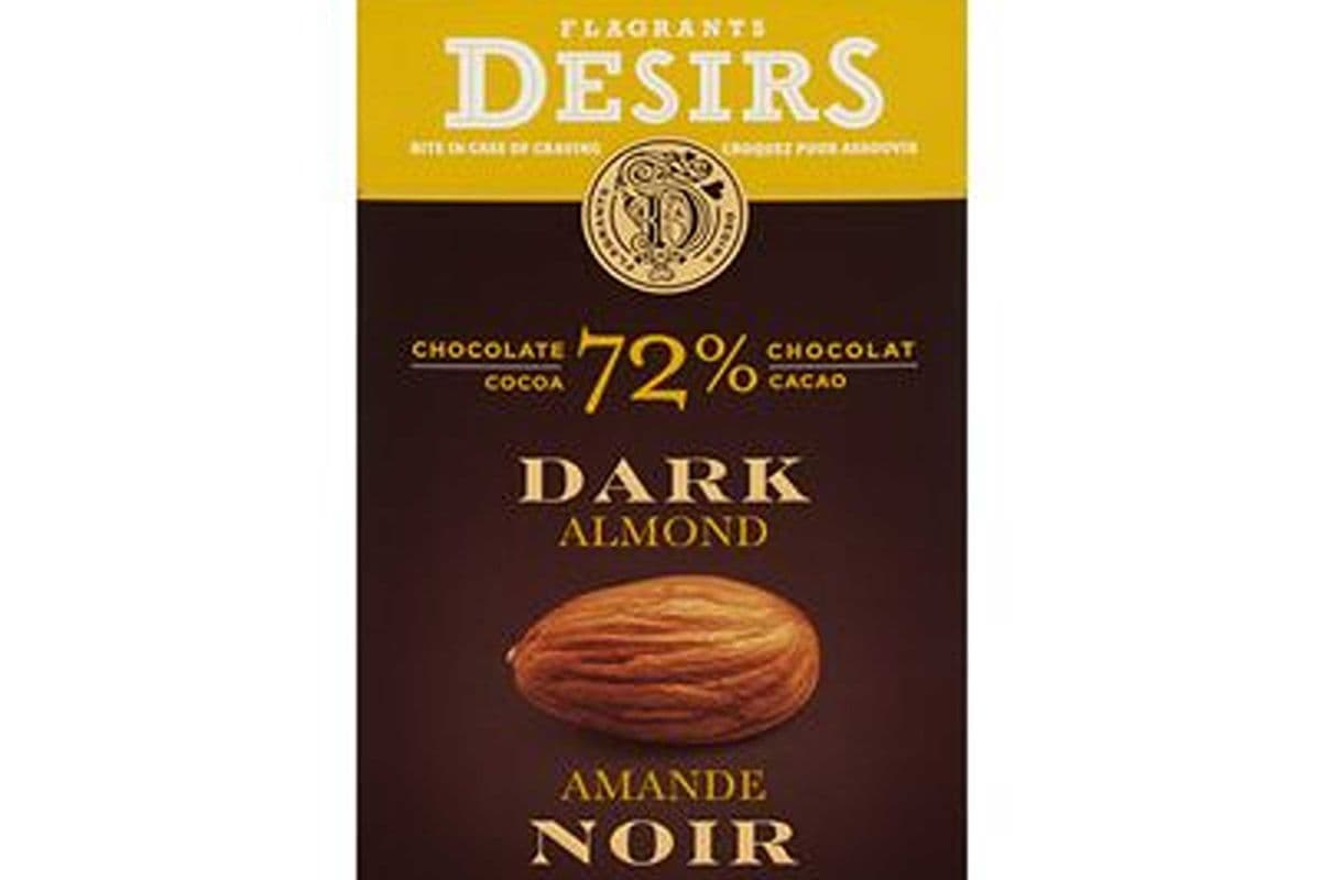 Flagrants Désirs chocolat noir 72% Amande