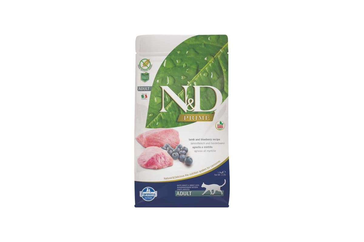 FARMINA N&D Cat Lamb and Blueberry Adult 1.5kg (1.5kg)