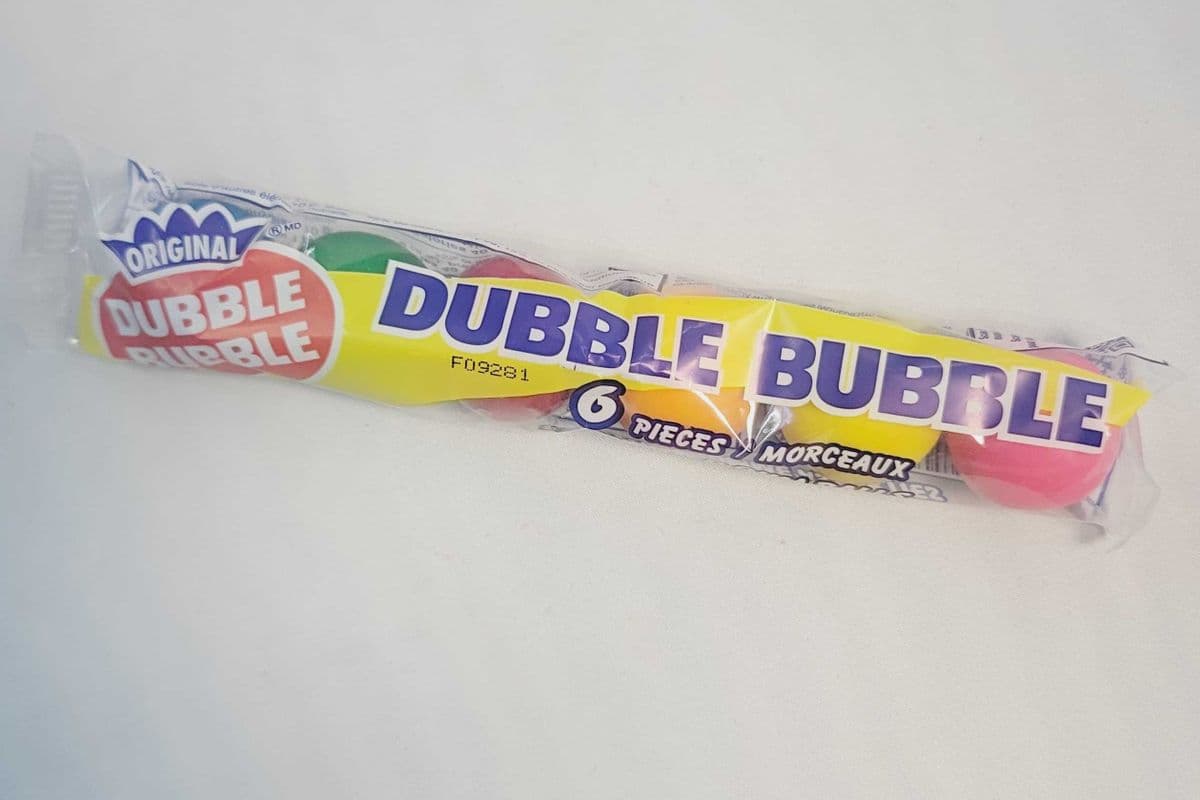 Large Original Double Bubble Assorted Gumballs (6 pcs) (66 g)