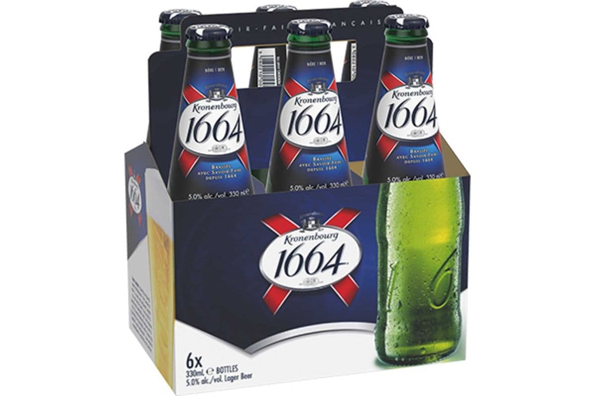 Kronenbourg 1664 Lager (1 x 6 bottles)