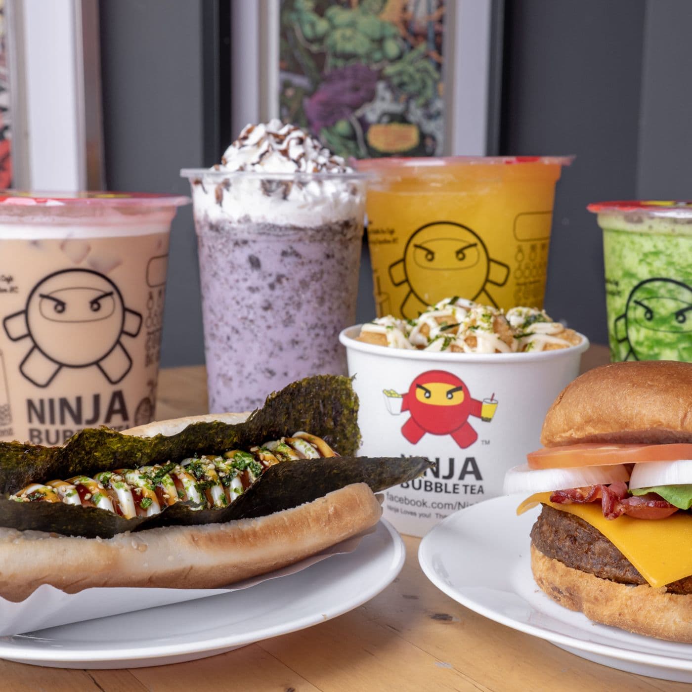 Ninja Bubble Tea x Poké